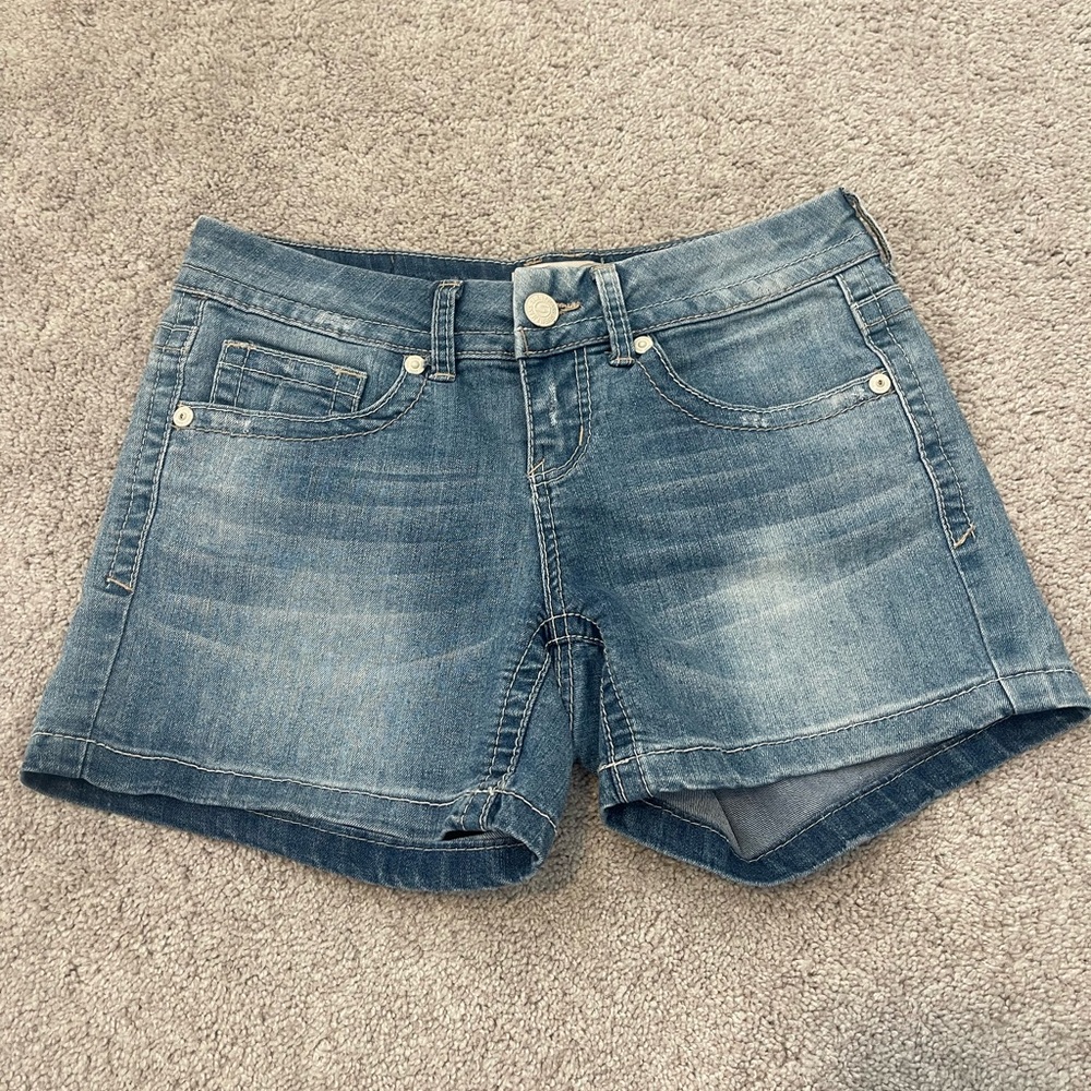 Seven7 Light Blue Women's Jean Shorts